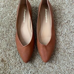 Funkymonkey Brown Flats Size 8.5